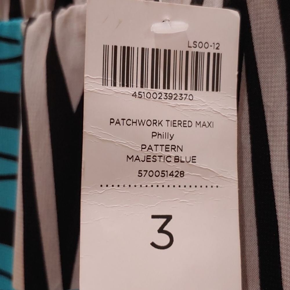 Chicos Patchwork Tiered Maxi - image 3